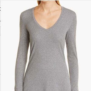 Chic Heather Gray Long Sleeve Top